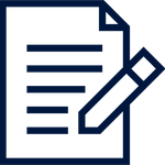 Document icon with a pencil