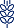 A blue icon resembling a stylized wheat sheaf is displayed against a white background. The design features multiple curved lines arranged symmetrically, creating a modern and minimalistic look.
