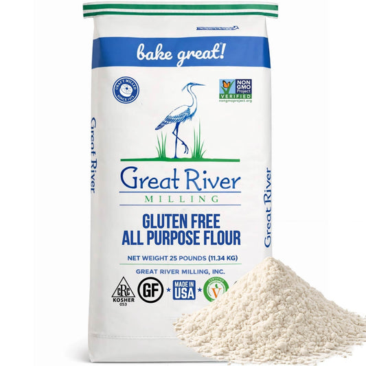 All-Purpose Baking Blend, 25 lb (Bulk) package front — Great River Milling.