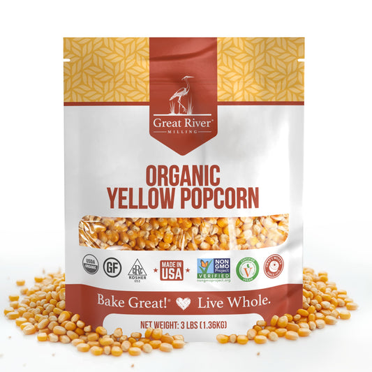 White Smoke Organic Yellow Popcorn Kernels