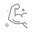 Flexed bicep icon