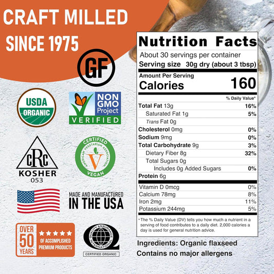 Organic Brown Flaxseed