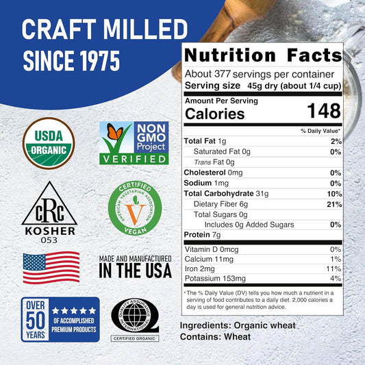 Organic Hard Red Spring Wheat Berries