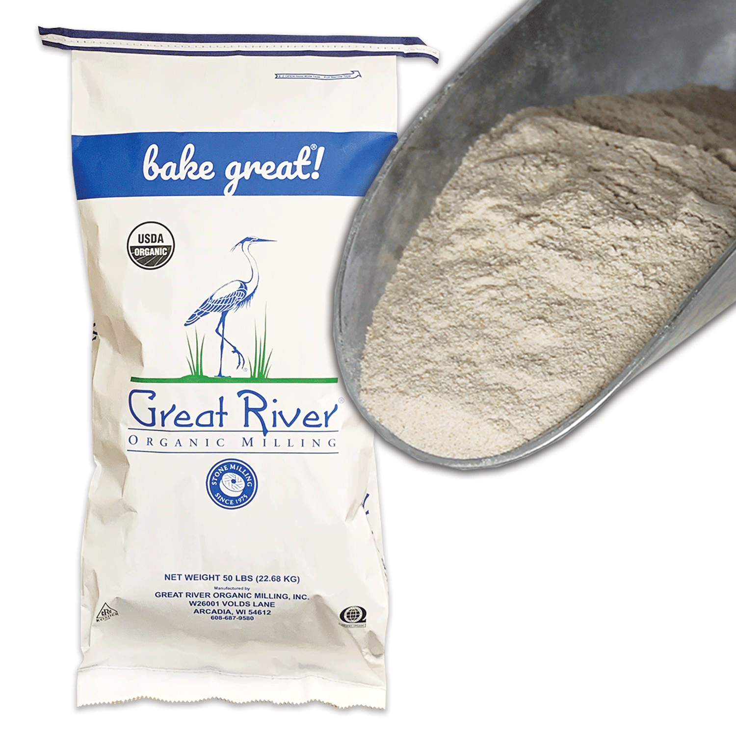 Organic Bread Flour Blend Rye