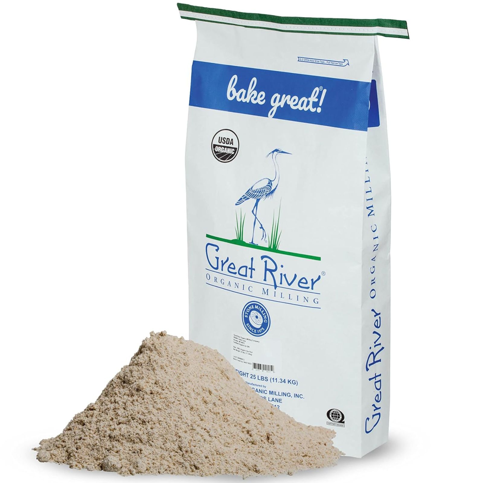 Great River Organic Milling Organic Dark Rye Flour