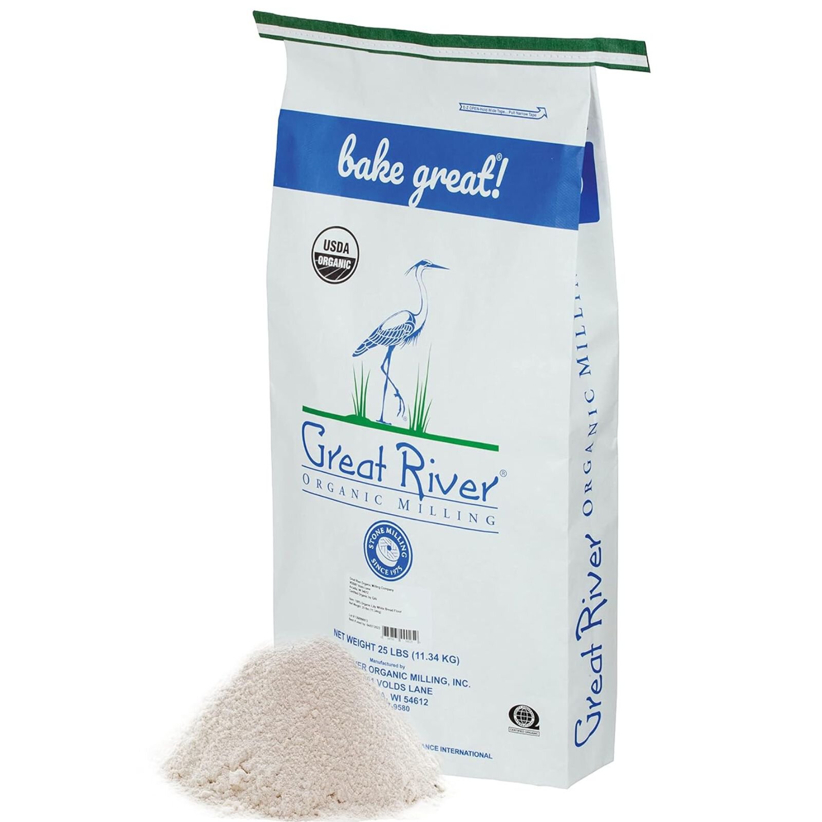 Great River Organic Milling Organic All-Purpose Flour Lily White