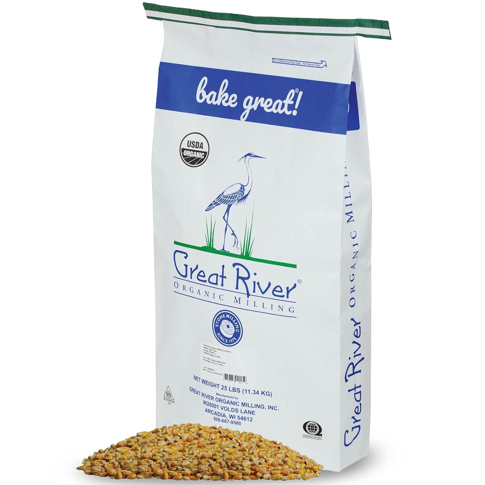 Great River Organic Milling Organic Whole Corn